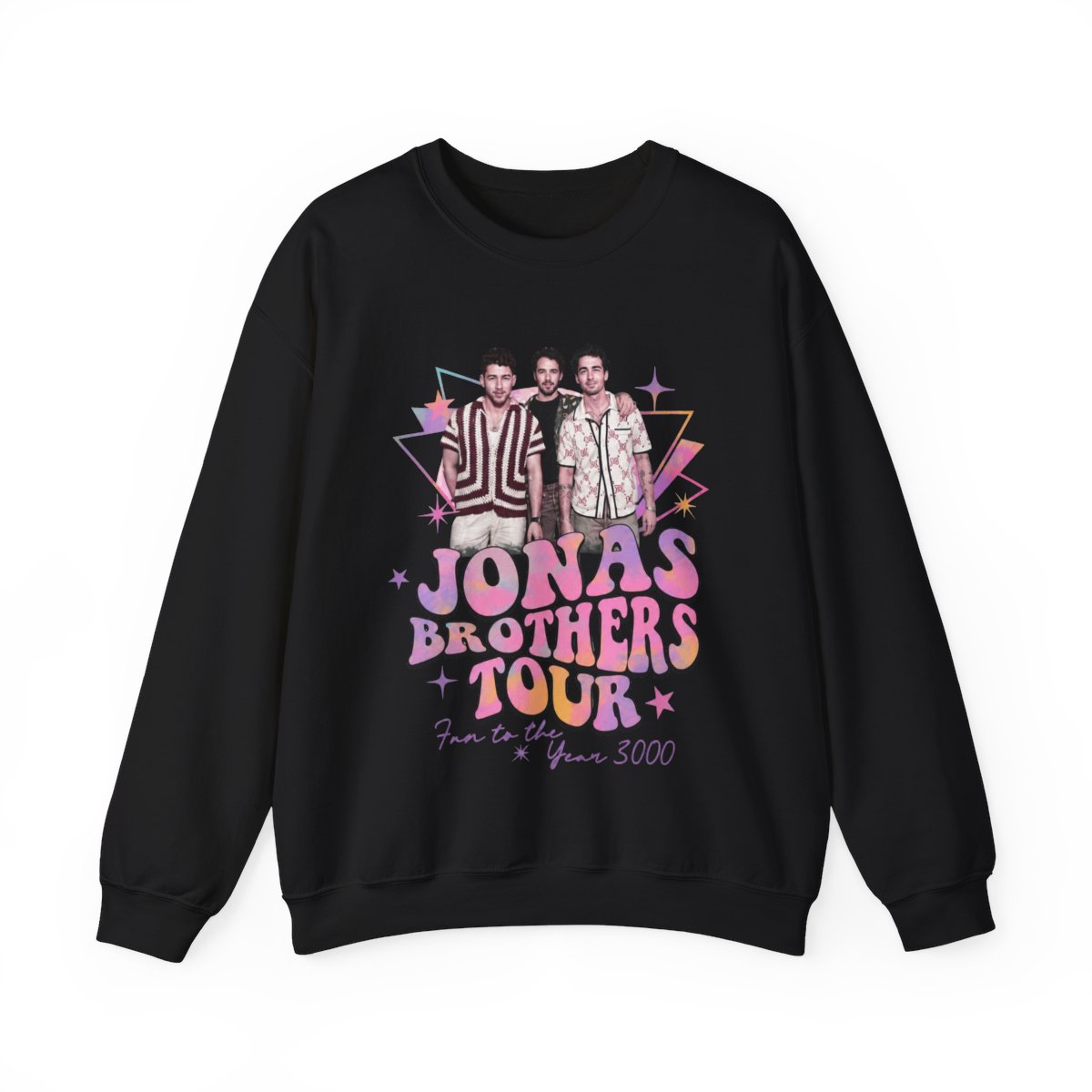 Jonas Brother In Pink Shirt Jonas Brothers Merch Tour I Love Hot Dads Hoodies Jonas Brothers - alternate angle 3, merchandise