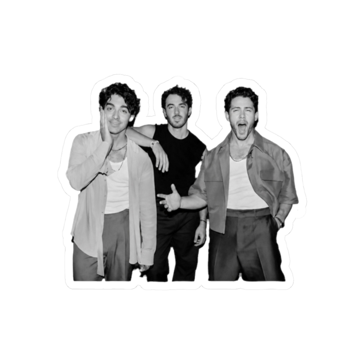 Jonas Brothers Sticker - alternate angle 3, merchandise