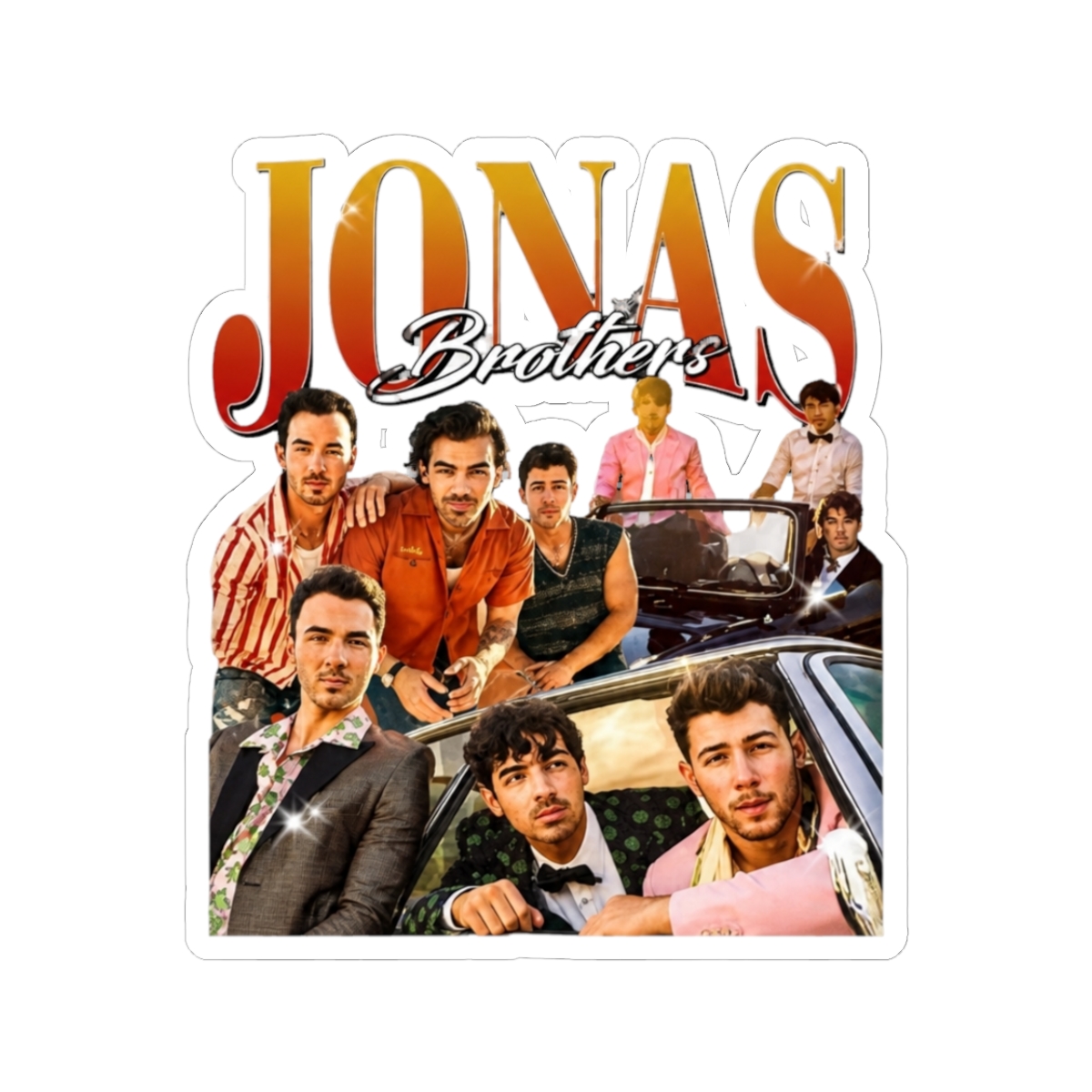 Jonas Brothers, Vintage 20th Anniversary Of Jonas Sticker