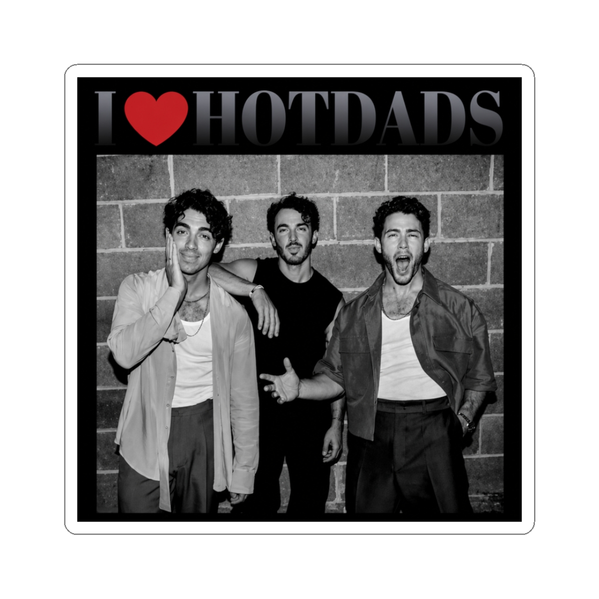 I Love Hot Dads, In My Jonas Brothers Sticker