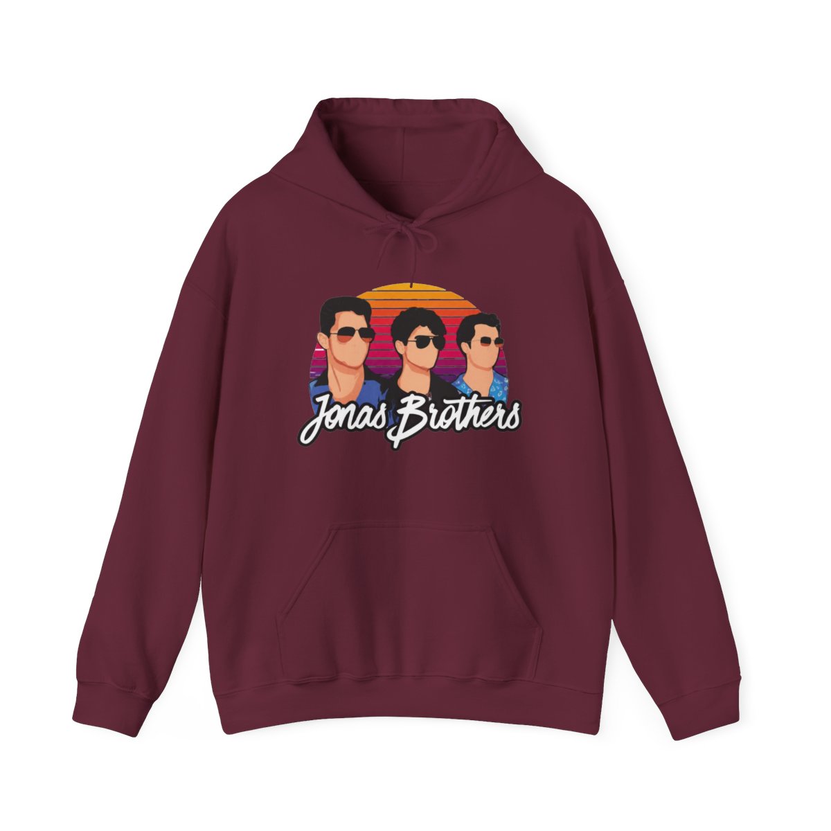 The Jonas Brothers Vintage Logo Hoodie - alternate angle 3, merchandise