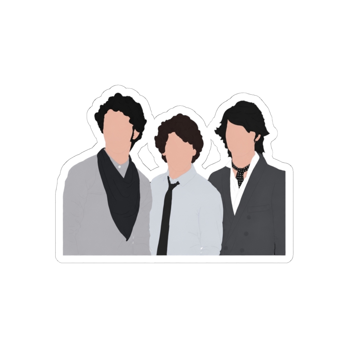 Jonas Brother Sticker | Jonas Brothers - alternate angle 1, merchandise